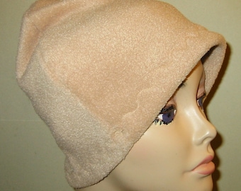 Camel Anti Pill Fleece Hat, Winter Hat, Cancer, Chemo Hat, Alopecia