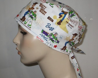 SALE Toy Story  Scrub Cap   OR Cap Nurses Cap Surgical Cap Teens Chemo Hat