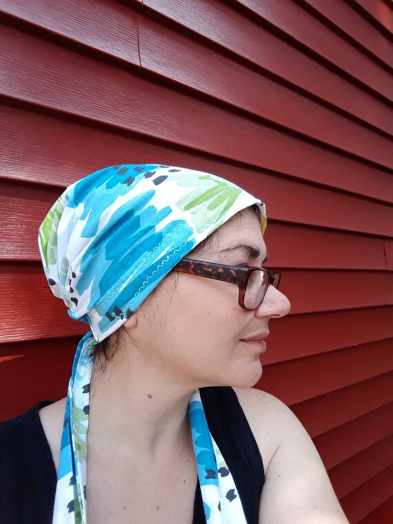 Chemo Hat Modern Art Print Cancer Hat 