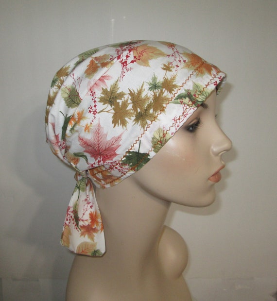 Chemo Hat 3-Band Navy Blue Cancer Hijab Alopecia Hair Loss Yoga Made in USA