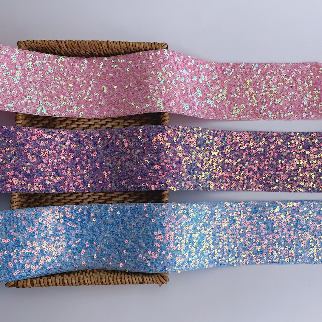 Spikly Ribbons Sparkly Sequin Ribbon: 2.75