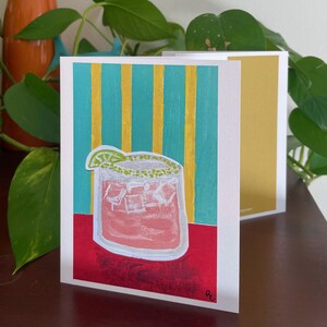 SET Paloma Cocktail Design-wenskaarten | Briefpapier, notitiekaarten, bedankkaarten, happy hour-uitnodigingen, handgemaakte kaarten