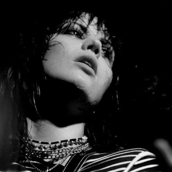 Joan Jett  - B&W photograph