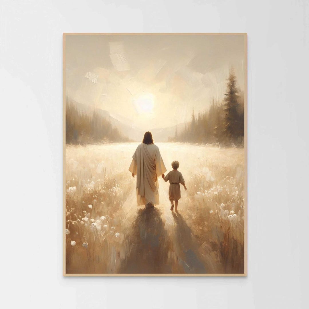 His Path, Christian Art, Jesus With Children, Christian Picture, Jesus ...