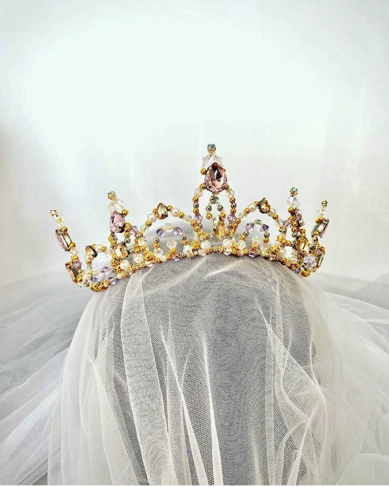 Custom Beaded Tiara/headpiece for Weddings, Ballet Competition ...