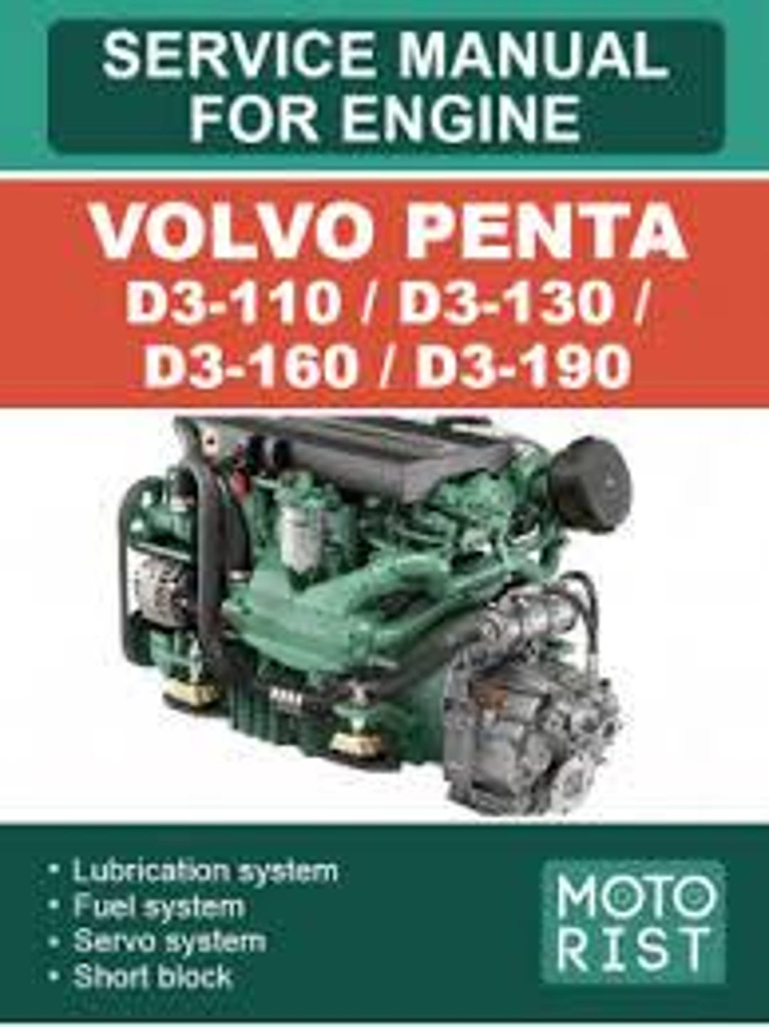 Manuel D'atelier Volvo Penta LK Models - Systèmes De Carburant, Occasion