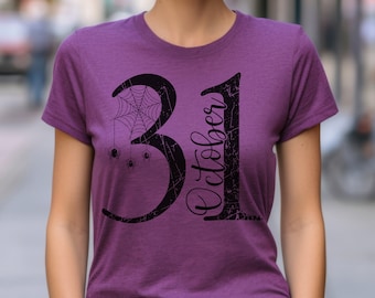 31 October T-Shirt, 31 October T-shirt, Halloween Spooky Shirt, Halloween Party Shirt, October Shirt, October 31st Shirt, Halloween Gift