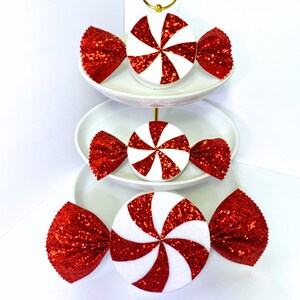 Candy Wreath Attachment, Christmas Wreath Attachments, Peppermint Candy Attachments, Candy Decor, Candy Props, Christmas Tree Decor