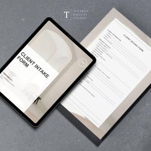 Interior Design Client Intake Form and Client Onboarding Questionnaire, Canva template for Interior Designer, Decorator & Freelance Designer