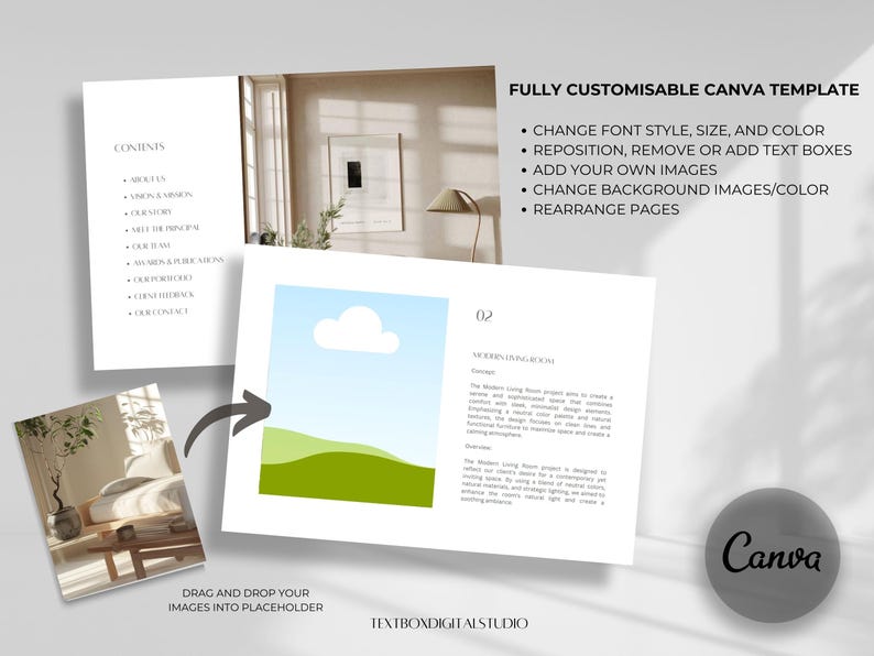 Interior Design Portfolio, Project Proposal, Investment Guide Client ...