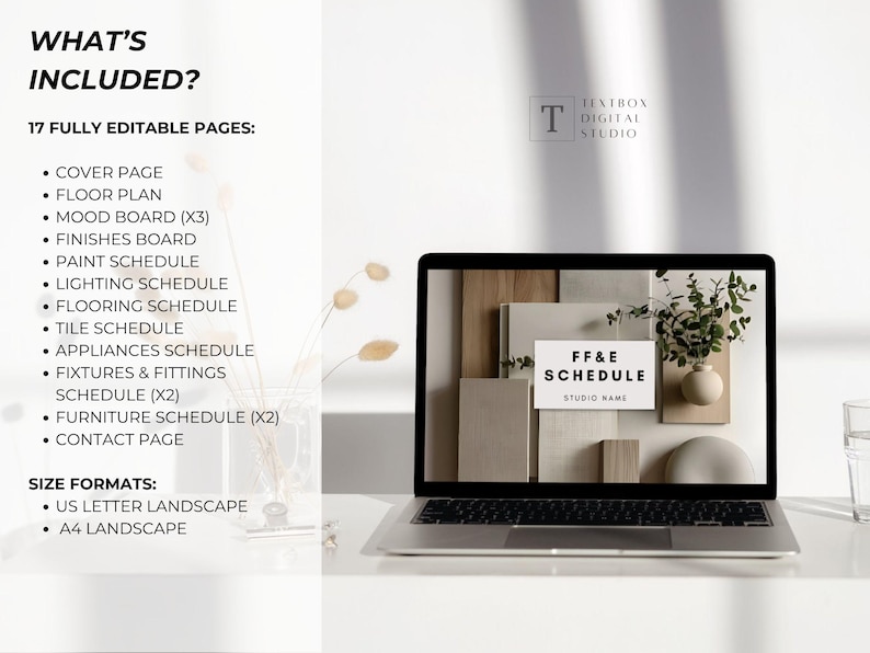 Interior Design FFE Template Finishes and Material Mood Board Interior Design FFE Template Finishes and Material Mood Board