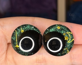 Celestial Safety Eyes for Plushies - Handcrafted Sinker Eyes 25mm & 30mm