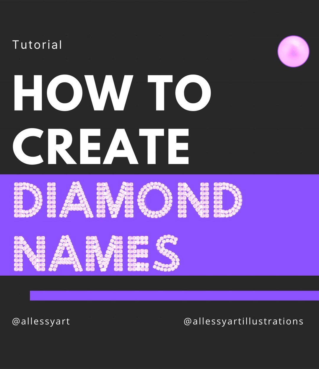 Tutorial and Brushes | Procreate - Diamond Names Art - Etsy
