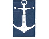 Nautical Decor Anchor Wall Art Light Switch Cover Plate Navy Blue Boy Nursery Housewarming Gift Beach House Home Decor Gifts for Kids