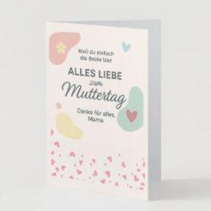 Large card greetings for Mother's Day PDF file