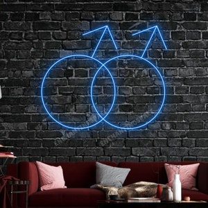 Gay Pride Neon Sign, LGBT Led Light Sign, Custom Gay Pride Neon Sign For Home Wall Decor, Pride Month Light Up Wall Art, Gay Led Light Decor