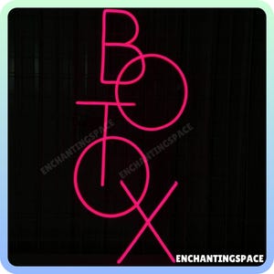 Botox Neon Sign, Botox Led Light, Beauty Clinic Neon Light Wall Decor, Botox Filler Led Light, Botox Injections Spa Light Wall Sign