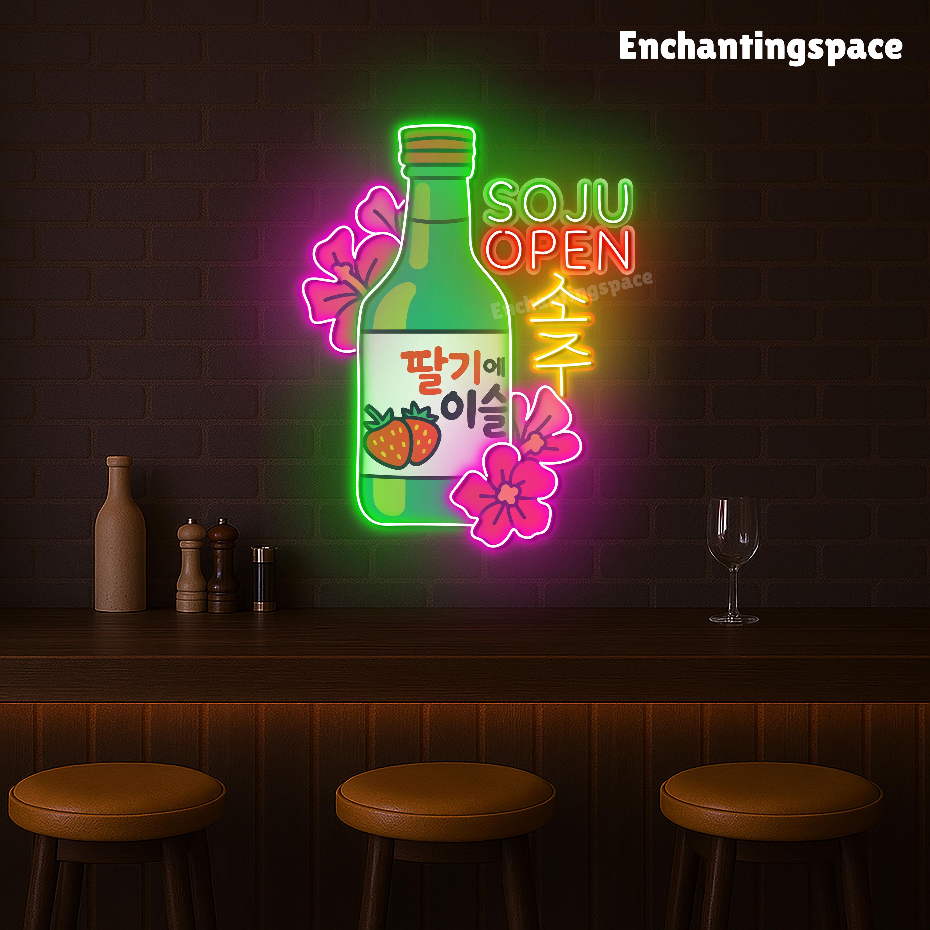 Drink Soju Neon Sign - Etsy
