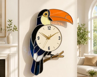 Vintage Ikea Red Wall Clock Tajma Designed by Knut and Marianne