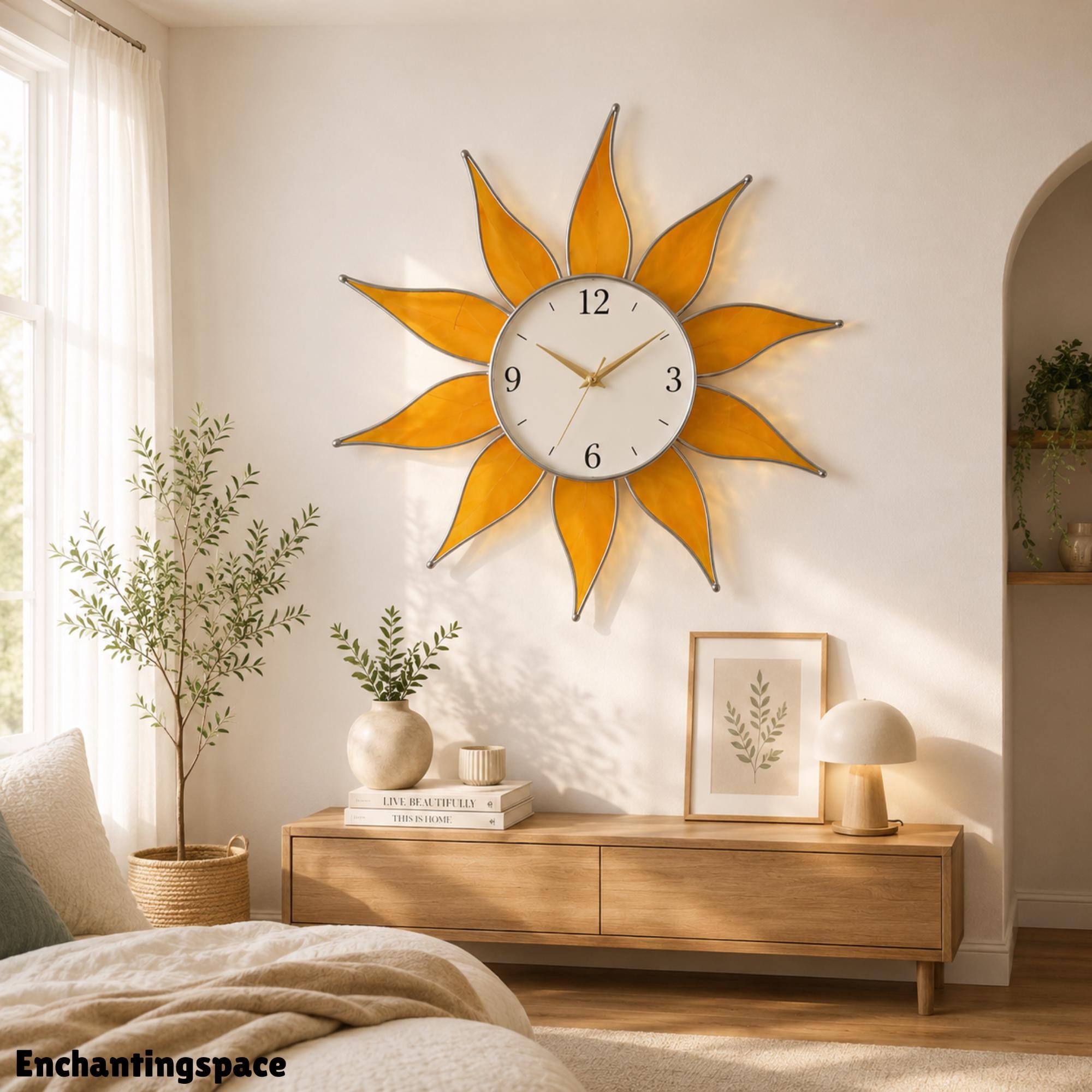 インテリア時計 sun Sun Clock - Etsy