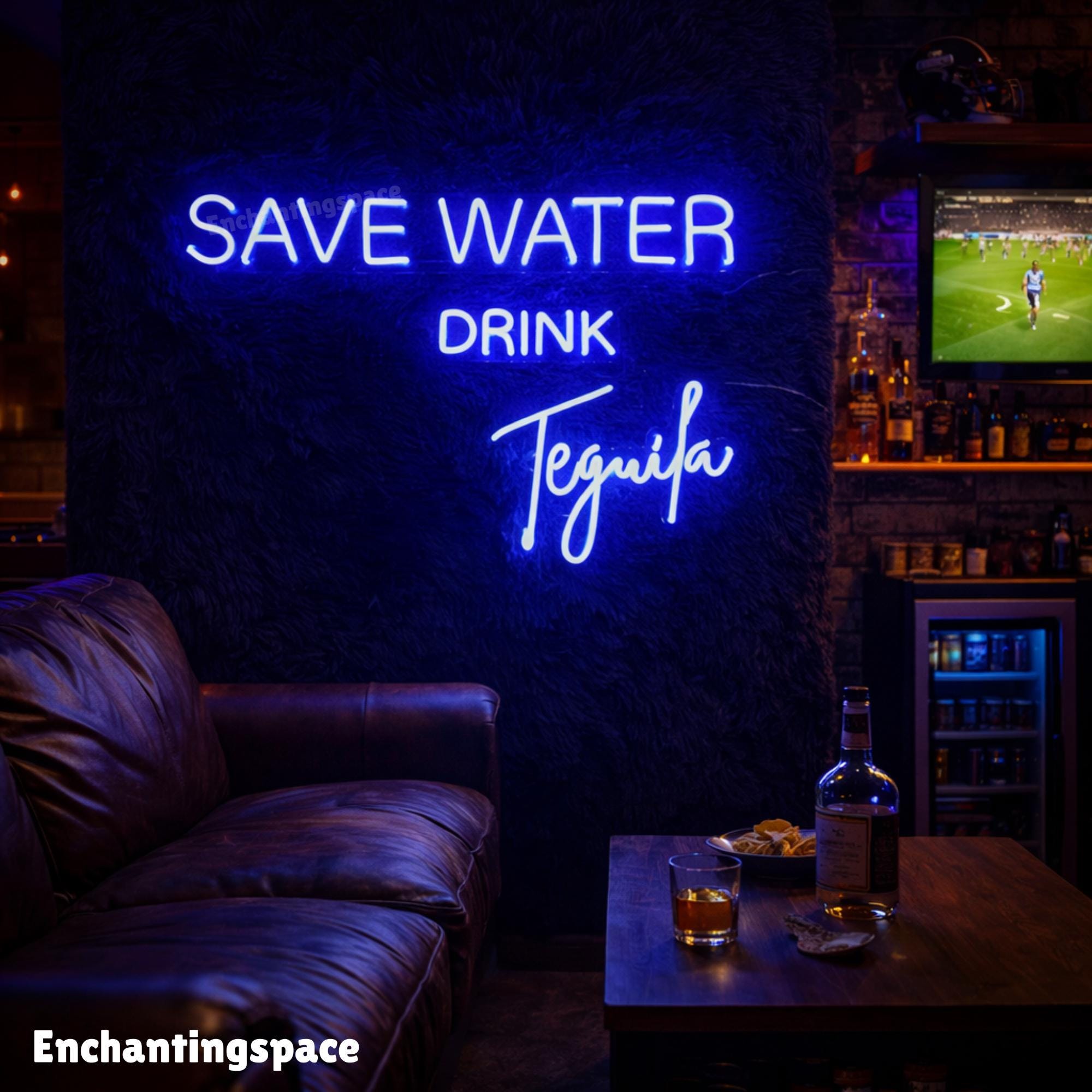 テキーラ ネオン ウォールサイン、メキシカンカクテル LED サイン