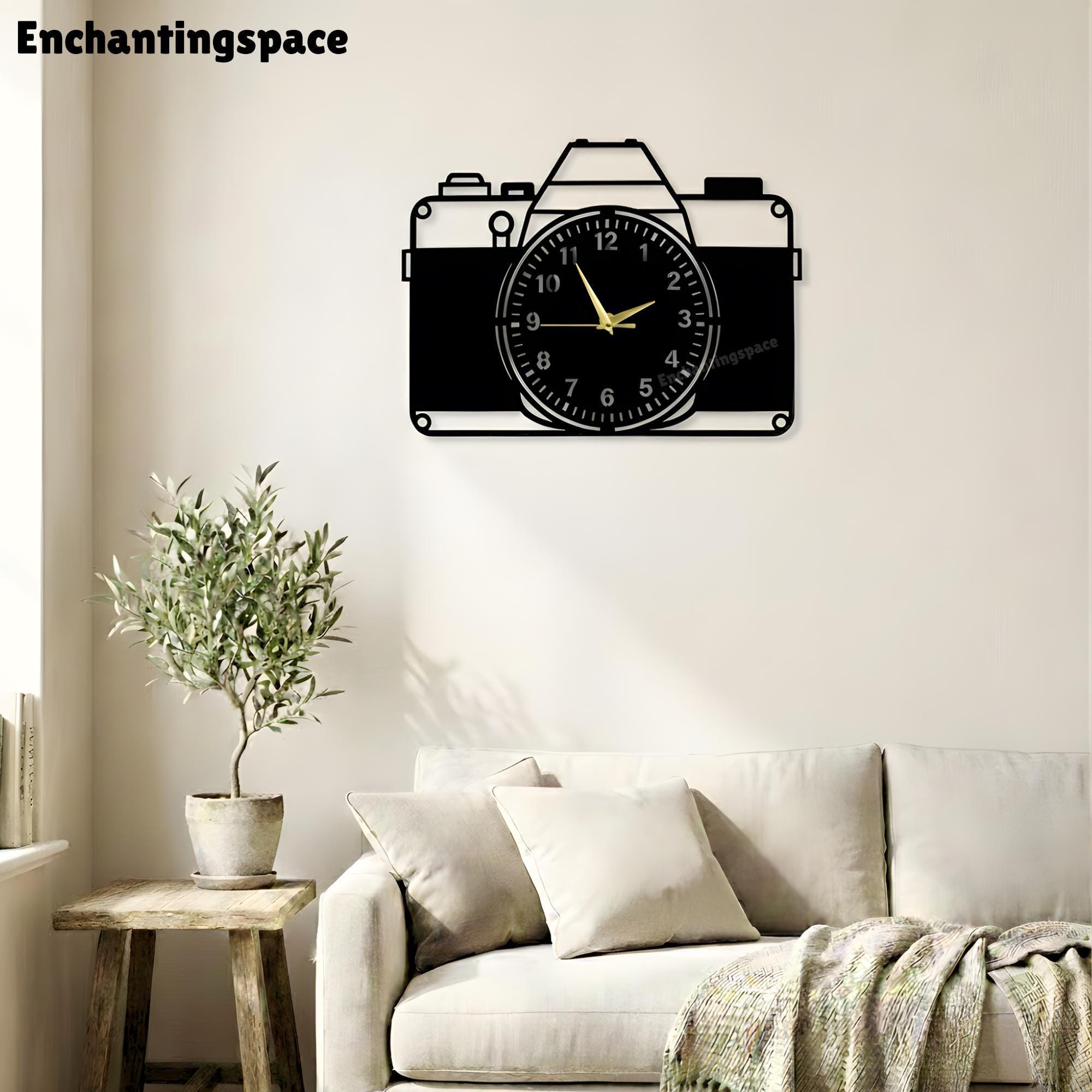 Vintage Camera Clock - Etsy
