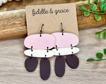 Earrings | Acrylic Earrings | Acrylic Jewelry | BOHO Earrings | Colorful Earrings | Statement Earrings