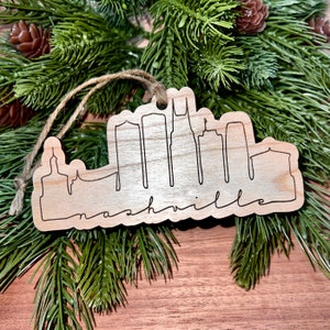 Nashvillle | Nashville Christmas Ornament |  Nashville Ornament | Ornaments | Christms Ornaments | Nashville Tennessee