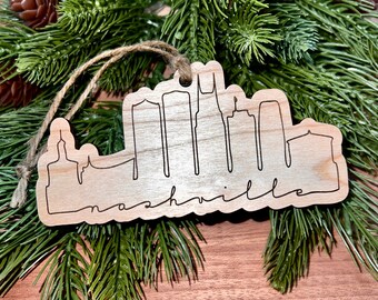 Nashvillle | Nashville Christmas Ornament |  Nashville Ornament | Ornaments | Christms Ornaments | Nashville Tennessee