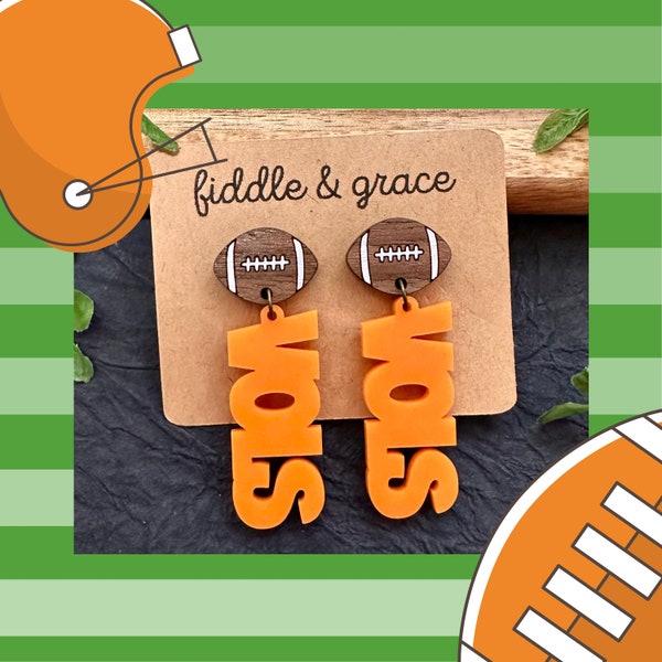 Game Day Earrings | Volunteer Earrings | UT Earrings | Earrings | Power T