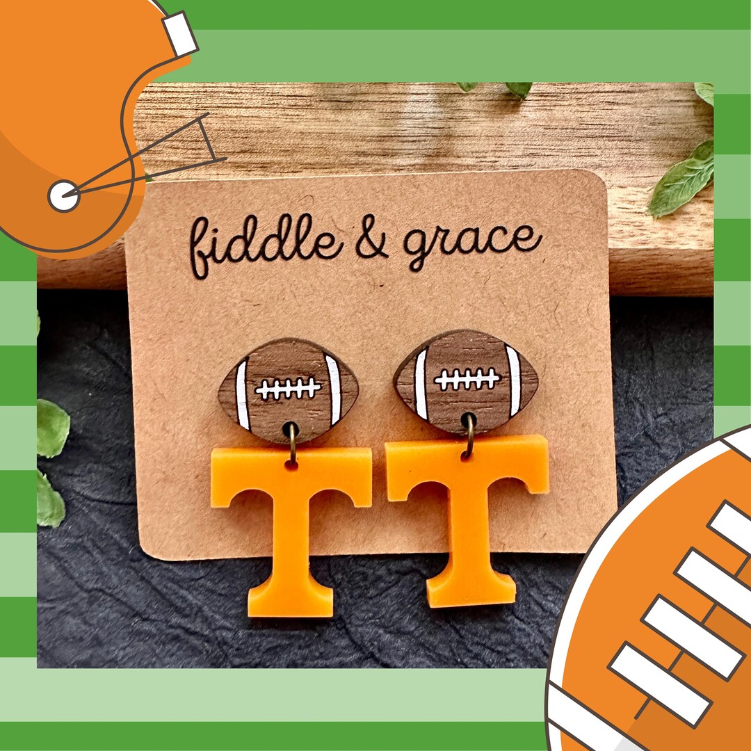 Game Day Earrings Volunteer Earrings UT Earrings Etsy