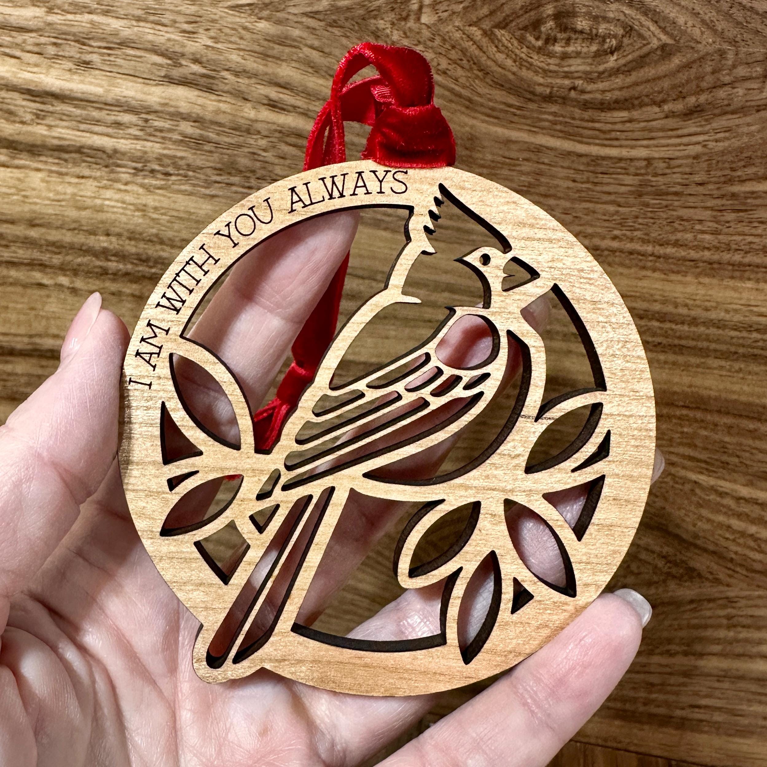 Cardinal Memorial Remembrance Ornament view 2