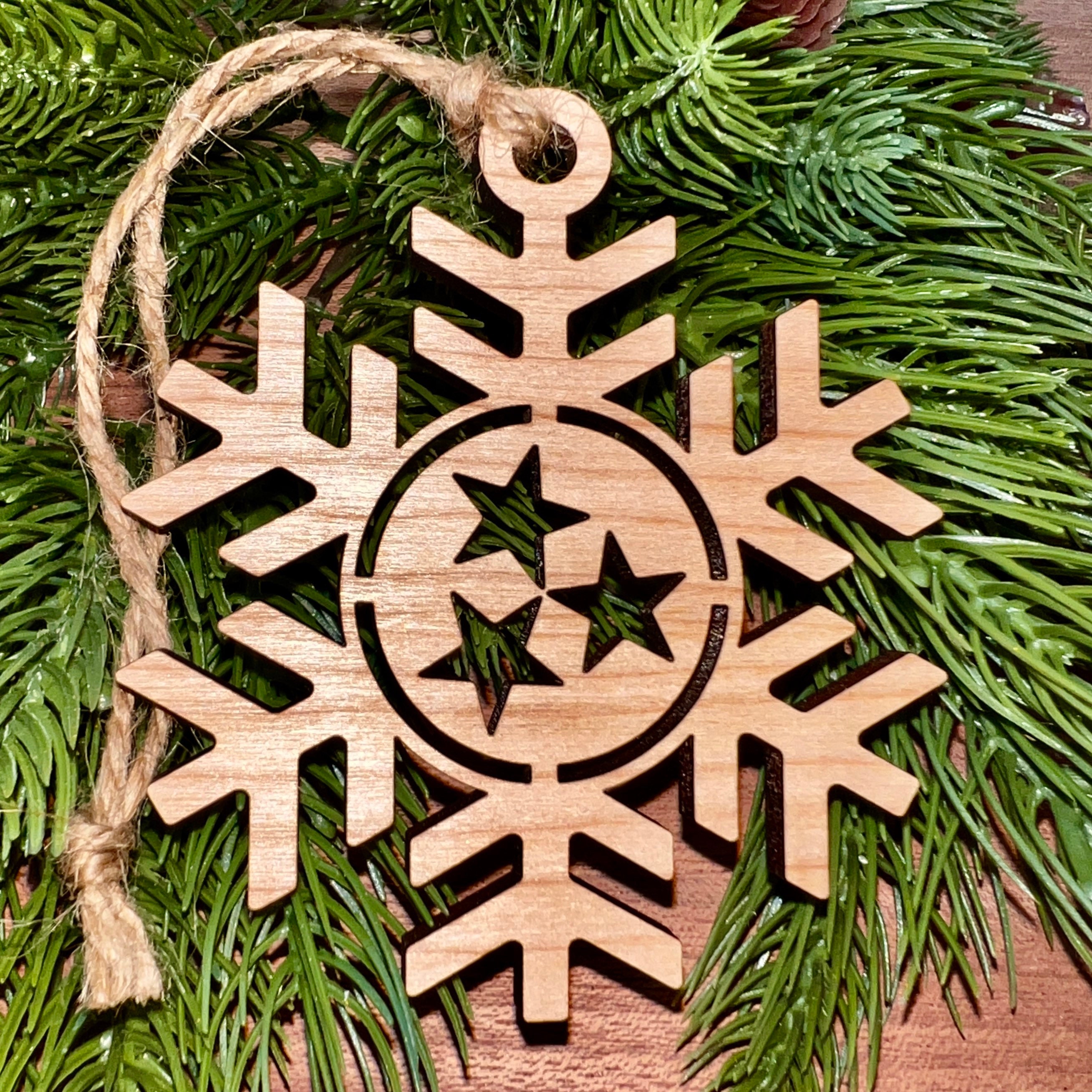 Tennessee Tri-Star State Ornament view 2
