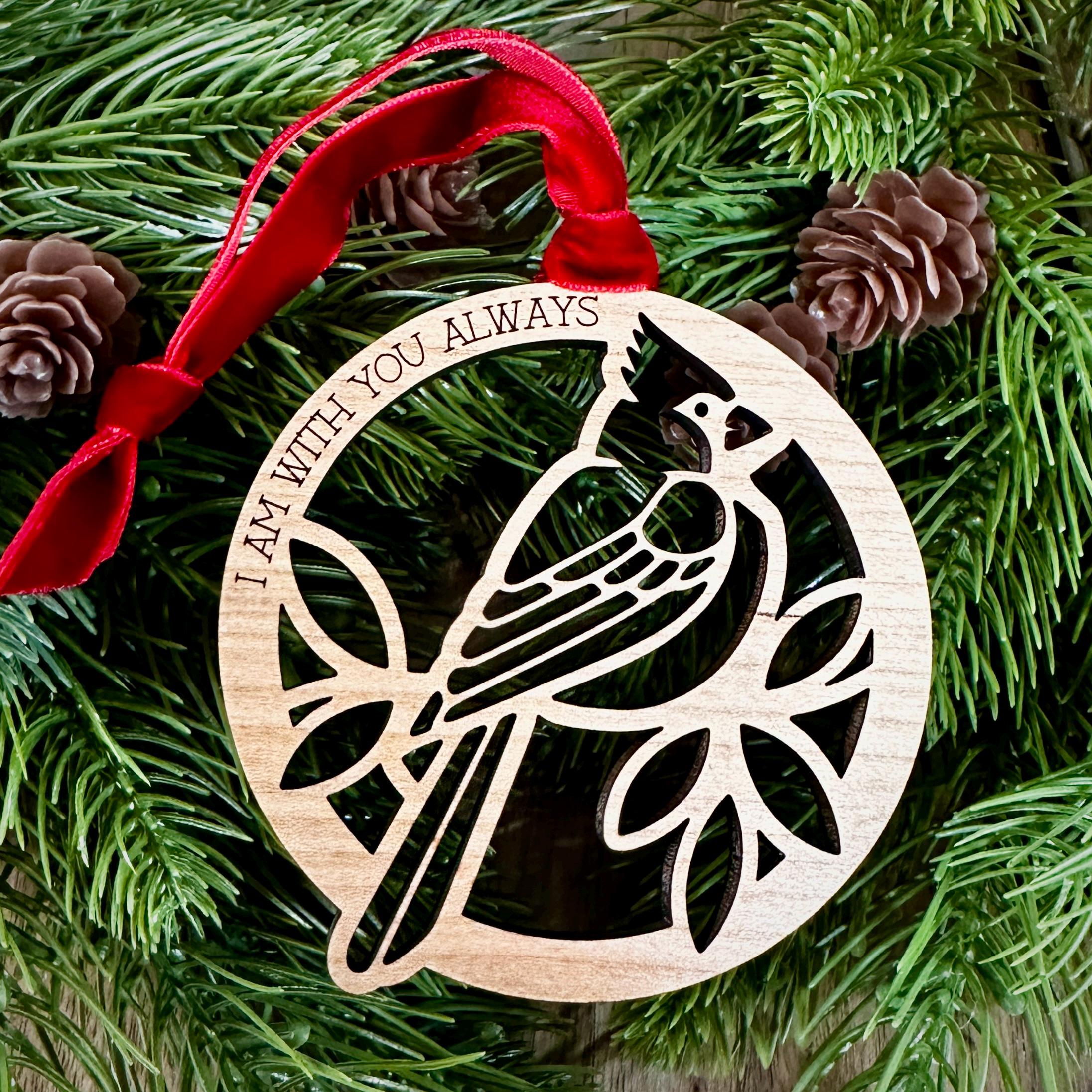 Cardinal Memorial Remembrance Ornament view 1