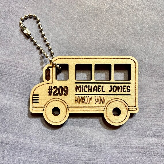 Bus Rider Tag Bus Rider Bus Rider Tag Backpack Tag Etsy