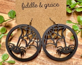 Halloween Earrings | Earrings | Halloween | Spider Earrings | Spiders | Statement Earrings