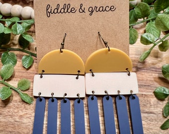 Earrings | Statement Earrings | BOHO Earrings | Dangle Earrings  | BOHO Jewelry | Statement Jewelry | Colorful Earrings