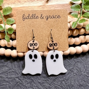 Halloween Earrings | Earrings | Halloween | Ghosts Earrings | Ghosts | Fall Earrings | Statement Earrings