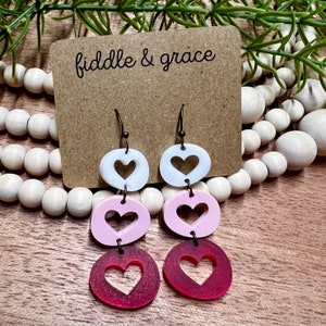 Valentine&#39;s Day Earrings | Earrings | Heart Earrings | Valentine&#39;s Day | Valentine Earrings | Statement Earrings | Colorful Earrings