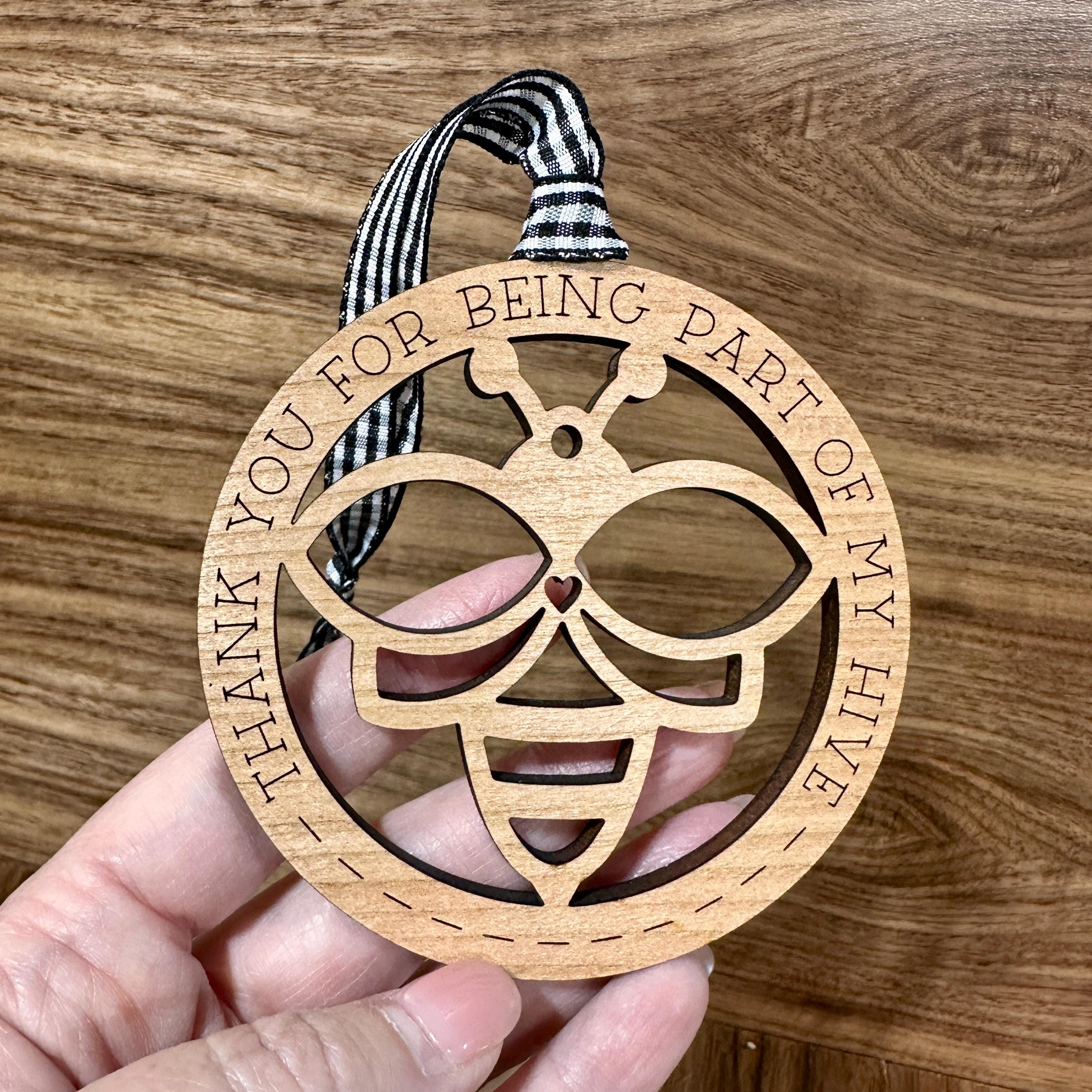 Bee Coworker Gratitude Ornament view 2