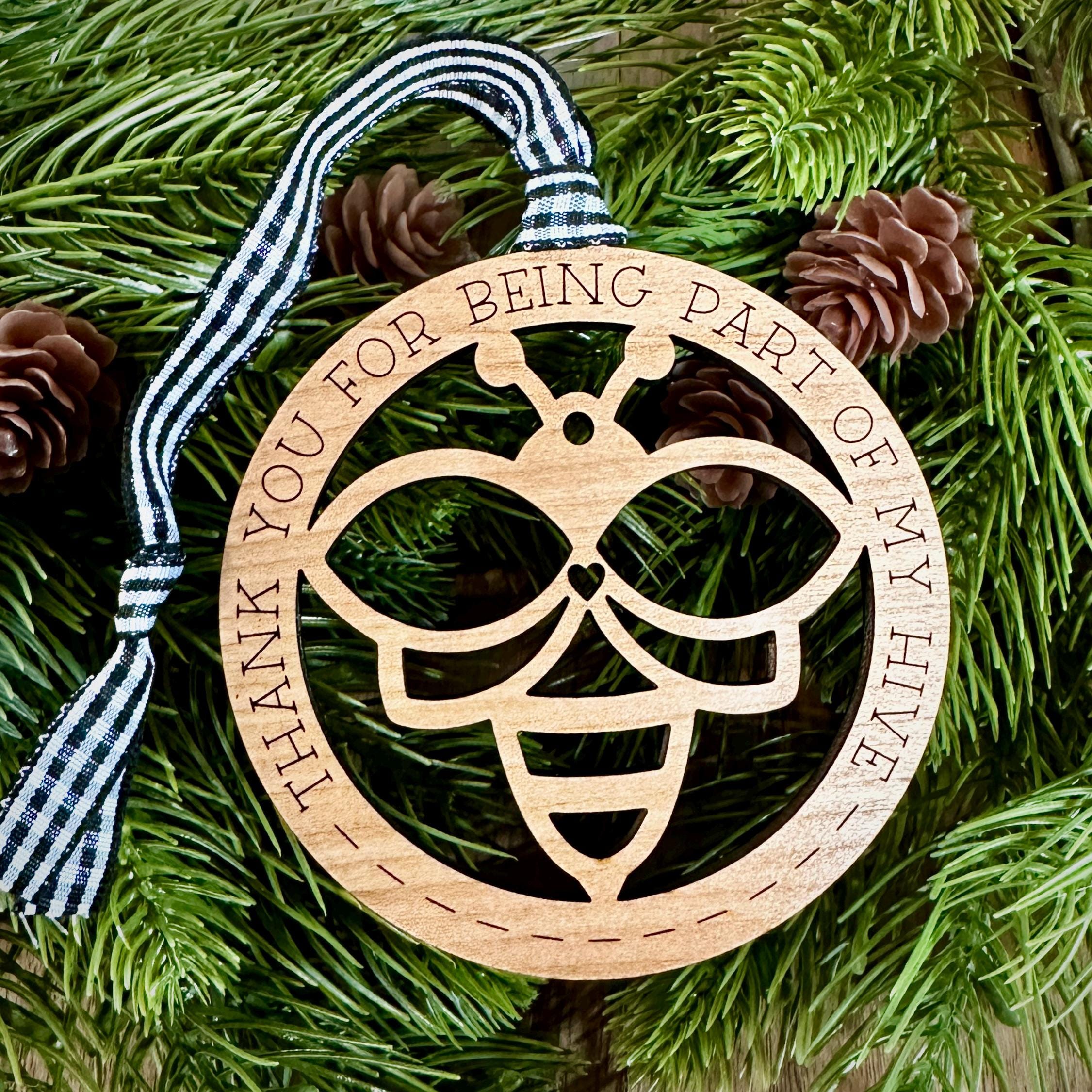 Bee Coworker Gratitude Ornament view 1