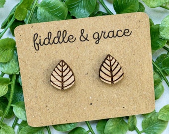 Leaf Earrings | Earrings | Fall Leaf Earrings | Leaf Jewelry