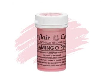 Colorant en pâte concentré Spectral Sugarflair - Rose flamant 25 g