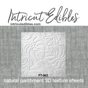 3D Parchment Texture Leaves 5 6/pkg