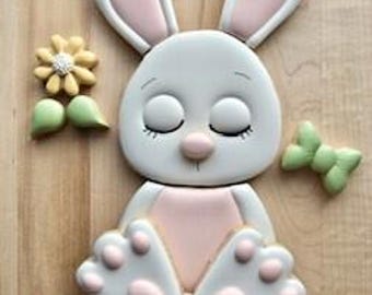 The Vintage Cookie Jar's Build A Bunny Cookie Cutter Set 5 pc