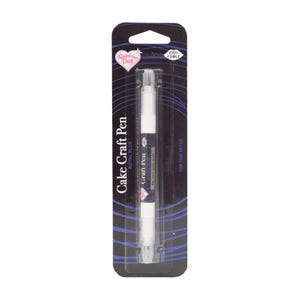 May include: A white cake craft pen with a blue label that says "Cake Craft Pen Royal Blue Craft Pen". The pen is packaged in a black and blue plastic wrapper with the Rainbow Dust logo.
