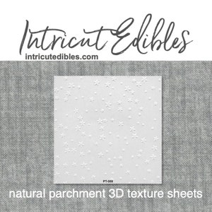 3D Parchment Texture Stars 6/pkg