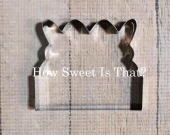 Peep Bunny Plaque Cookie Cutter