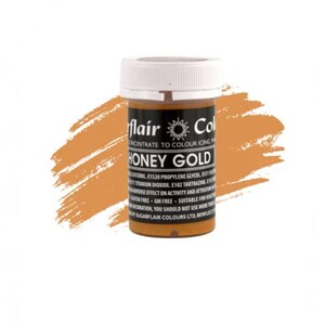 Sugarflair Pastel Concentrated Paste Colour - Honey Gold 25g