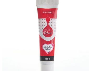 Colorant alimentaire concentré rouge ProGel - Rainbow Dust